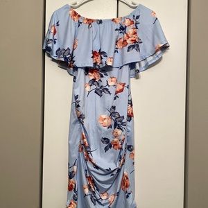 Pink Blush maternity dress